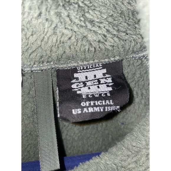 U.S Military Army Polartec Gen III Fleece Jacket gorp Large Regular Sweater 1/4 - Picture 10 of 11